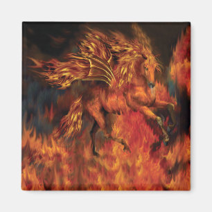 FireDancer Kunst-Magnet Magnet