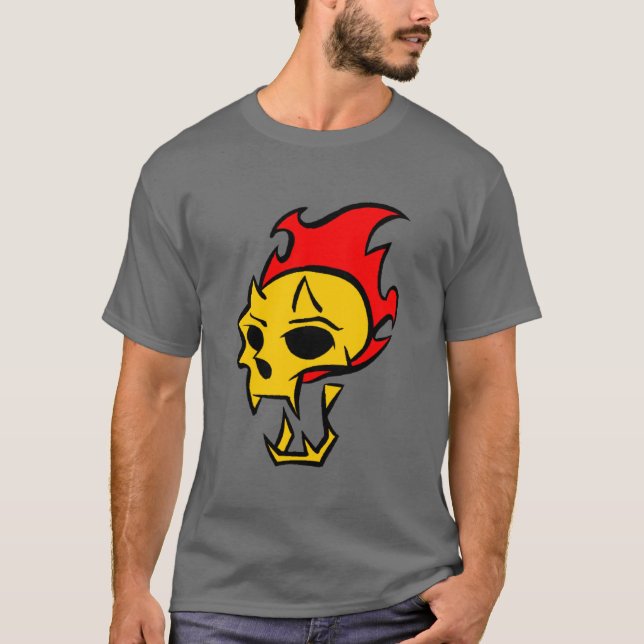 Firedevil Schädel T-Shirt (Vorderseite)