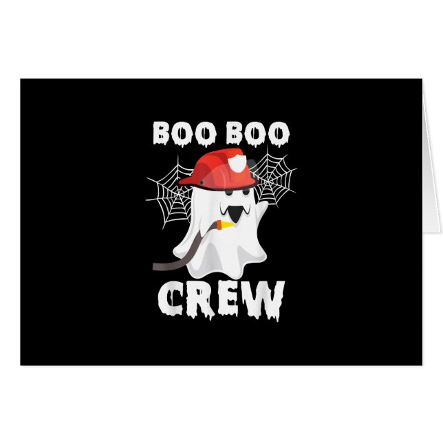 Firefighter Boo Crew Halloween Ghost Fireman Boo B (Vorderseite (Horizontal))