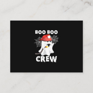 Firefighter Boo Crew Halloween Ghost Fireman Boo B Visitenkarte