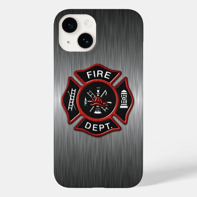 Firefighter Deluxe Case-Mate iPhone Hülle (Rückseite)