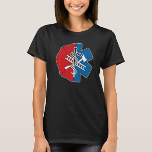 Firefighter Emt Abzeichen Proud Emt Feuerwehrmann T-Shirt