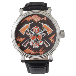 Firefighter. Feuerwehr Geschenkidee. Armbanduhr