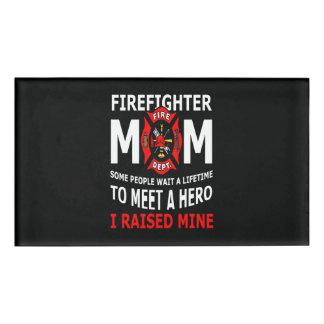Firefighter | Feuerwehren Mama Einige Leute Namenschild