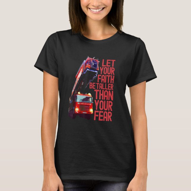 Firefighter Fire Engine Truck Fire Academy Graduat T-Shirt (Vorderseite)