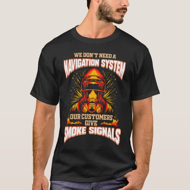 Firefighter   for Volunteer House Fire Brigade T-Shirt (Vorderseite)