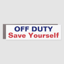 Firefighter Fun Off Duty Rette sich selbst Bumper