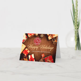 Firefighter Holiday Card Feiertagskarte