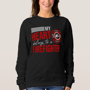 Firefighter Husband-Ehefrau Fireman Feuerbekämpfun Sweatshirt