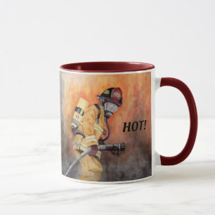 Firefighter-Kaffee-Cup personalisieren Worte Tasse