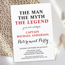 Firefighter Legend Thin Red Line Retirement Party