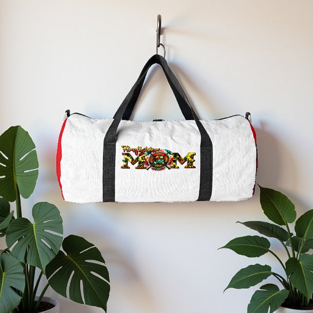 Firefighter Mom Sunflowers Heartfelt Tribute Duffle Bag (Von Creator hochgeladen)