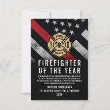 Firefighter of the Year Employee Recognition Logo