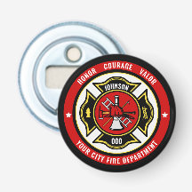 Firefighter Rescue ADD NAME Fire Department Abzeic