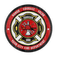 Firefighter Rescue ADD NAME Fire Department Abzeic