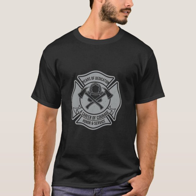 Firefighter Retirement | Retired Firefighter Gift T-Shirt (Vorderseite)