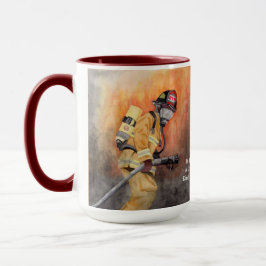 Firefighter-Station Nummer Fireman Benutzerdefinie Tasse