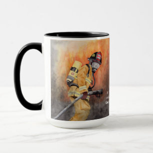 Firefighter-Station Nummer Fireman Benutzerdefinie Tasse