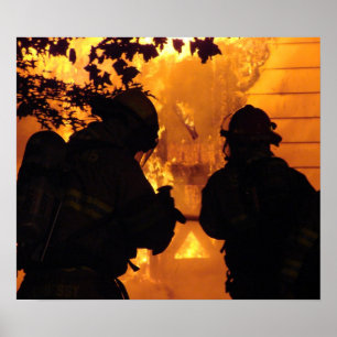 Firefighter Team Poster