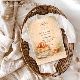 Firefighter Theme Baby Shower Einladung