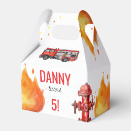 Firefighter Theme Gefälligkeitsbox Geschenkschachtel