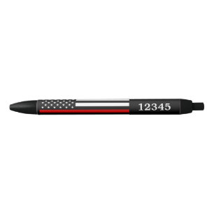 Firefighter Thin Red Line Personalisiertes Abzeich Kugelschreiber
