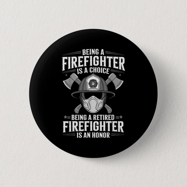 Firefighter Uniform For Men Women Fireman Job Fire Button (Vorderseite)