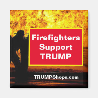 Firefighter unterstützen TRUMP-Magnet Magnet