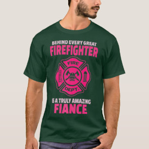 Firefighter-Verlobte-Unterstützungsdatenbank oder  T-Shirt