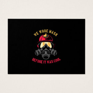 Firefighter Wir haben Maske gemacht, bevor es co