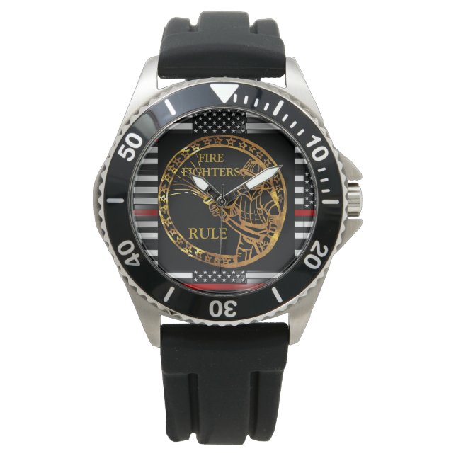 FIREFIGHTERS ARMBANDUHR (Vorderseite)