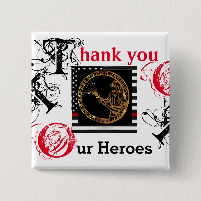 FIREFIGHTERS BUTTON (Vorderseite)