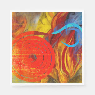 Firefighters Flare Serviette