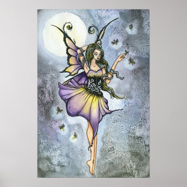Fireflies Art Print von Ashley Thieszen Poster (Vorne)