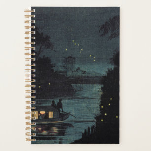 Fireflies bei Ochanomizu von Kobayashi Kiyochika Planer