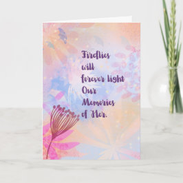 Fireflies’ Flight Sympathy Card – Loss of a Child Karte