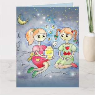 FIREFLIES FREUND SCHWESTER DENKEN SIE KARTEN