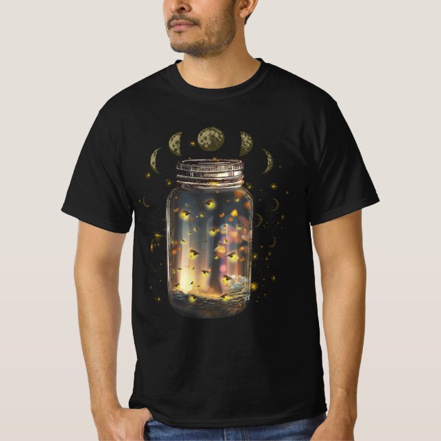 Fireflies-Schläge im Jar-Firefly-Blitzinsekten GL T-Shirt (Vorderseite)