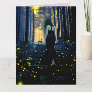 FIREFLIS LIGHTENING BUGS GEBURTSTAG große KARTE