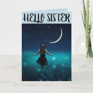 FIREFLIS SISTER SISTER BIRTHDAY GREETING CARDS KARTE