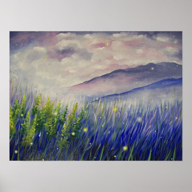 Firefly Canvas Print Poster (Vorne)