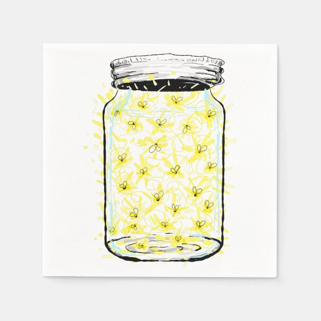 Firefly Frenzy Serviette (Vorderseite)