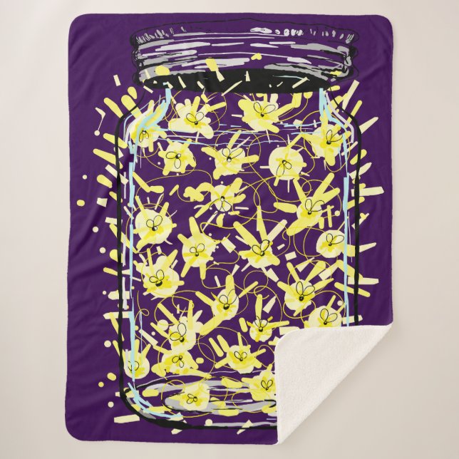 Firefly Frenzy Sherpadecke (Vorderseite)