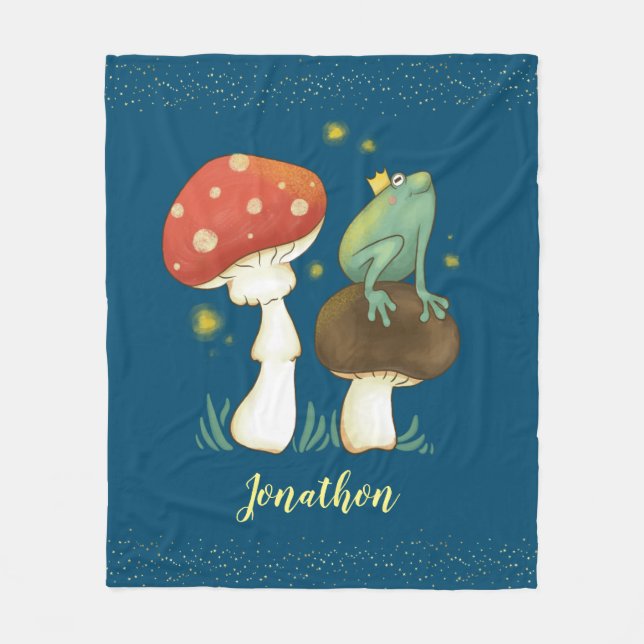 Firefly Frog Prince Personalisiert Fleece Blanket (Vorderseite)