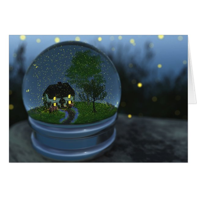 Firefly Globe Card (Vorderseite (Horizontal))