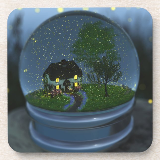 Firefly Globe Cork Untersetzer (Vorderseite)