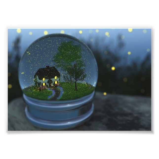 Firefly Globe Foto Print (Vorne)