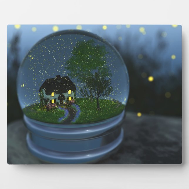 Firefly Globe Picture Plaque Fotoplatte (Vorderseite)