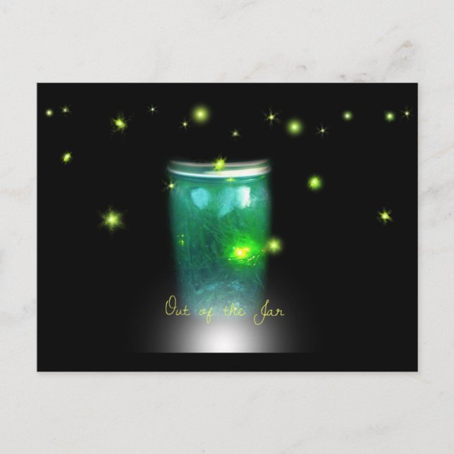 Firefly Gruß Postkarte (Vorderseite)