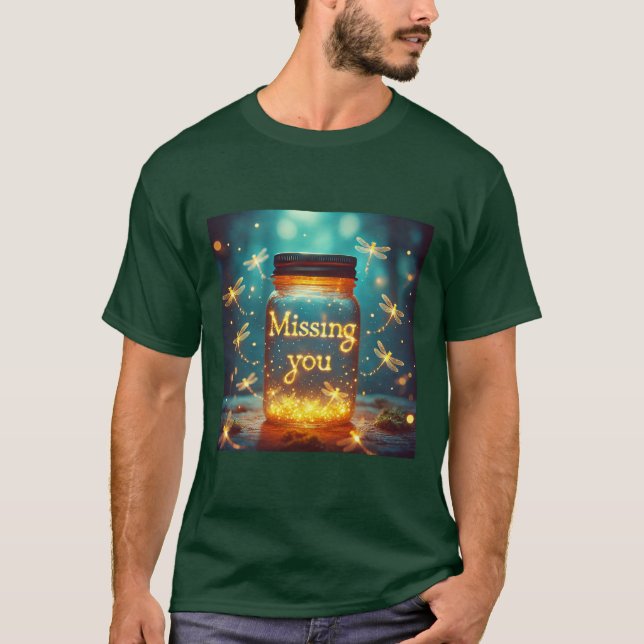 Firefly Jar Glow Mens Tshirt (Vorderseite)